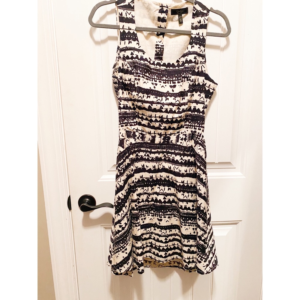 Jessica Simpson open back dress